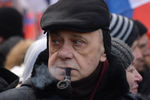 Режиссер-мультипликатор Гарри Бардин на «Марше памяти Бориса Немцова»